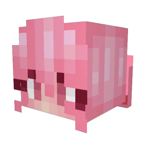 FluffehKitteh_92 Minecraft avatar head, 3D render