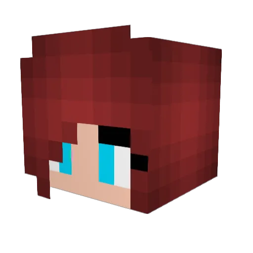 FluffyClouds82 Minecraft avatar head, 3D render