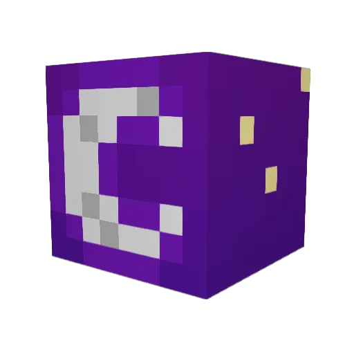 FluffyMaster09 Minecraft avatar head, 3D render