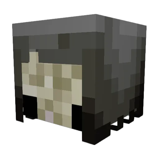 FluffyUnicorn74_ Minecraft avatar head, 3D render