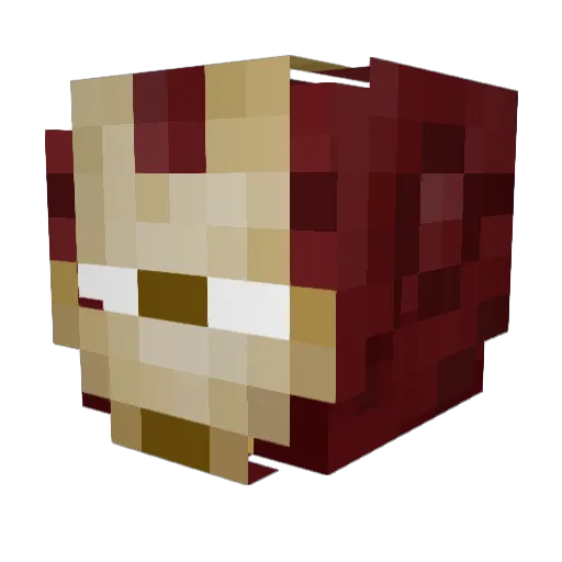 Fluffy_Fluffles Minecraft avatar head, 3D render