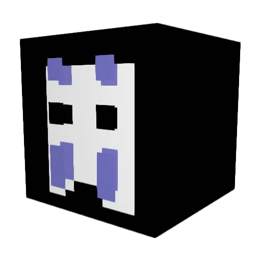 Fluffy_Knife Minecraft avatar head, 3D render