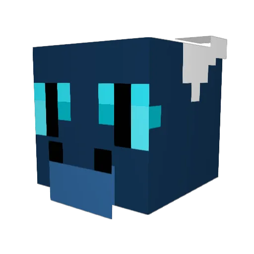 Fluffy_Kobold Minecraft avatar head, 3D render