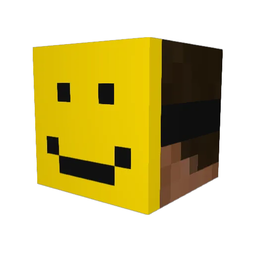 Fluffymurray1 Minecraft avatar head, 3D render