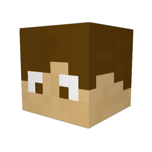 Fluffyyy_XD Minecraft avatar head, 3D render