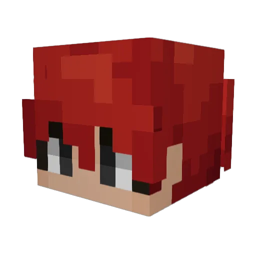Minecraft-Avatar von Fluha2: Kopf als 3D-Render