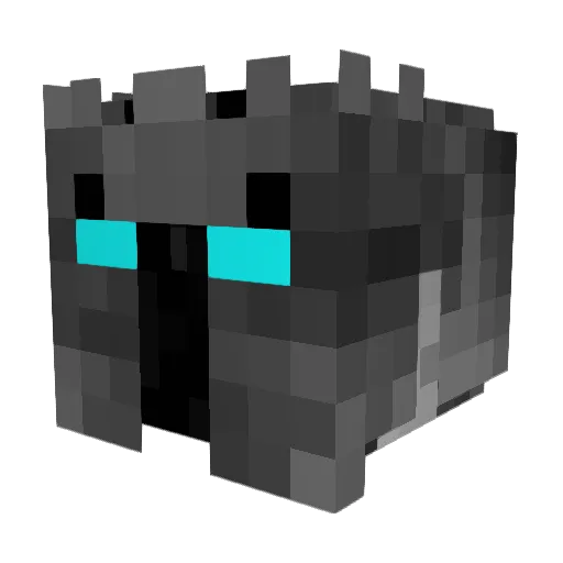 Fluhartedestryer Minecraft avatar head, 3D render
