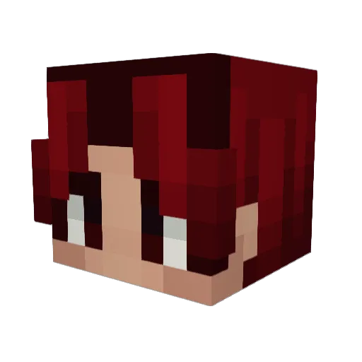 Fluid_K1ng Minecraft avatar head, 3D render