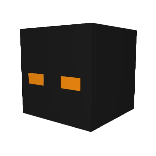 FlukXDD Minecraft avatar head, 3D render