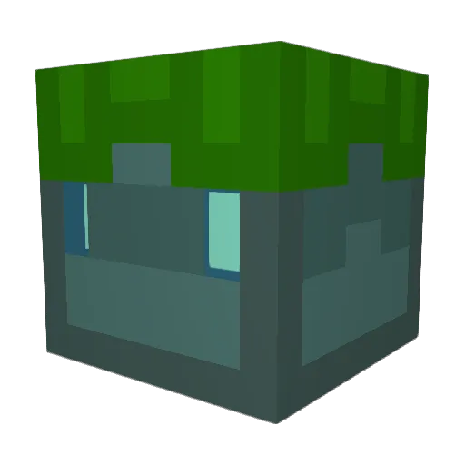Flumpledorf Minecraft avatar head, 3D render