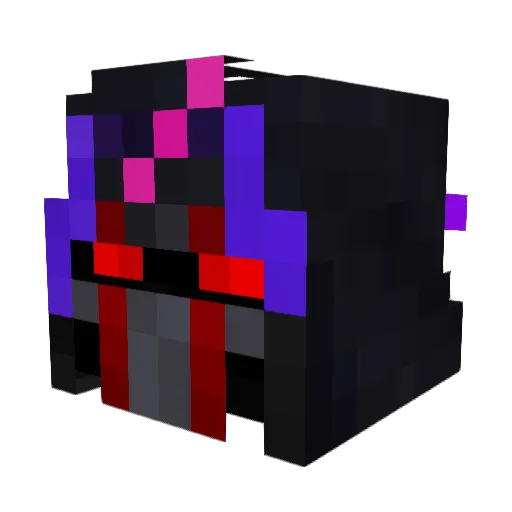 Fluoro27 Minecraft avatar head, 3D render