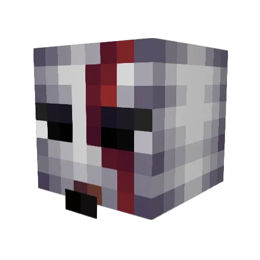 FlurOPeN7 Minecraft avatar head, 3D render