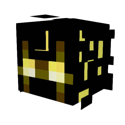 Flusherfish Minecraft avatar head, 3D render