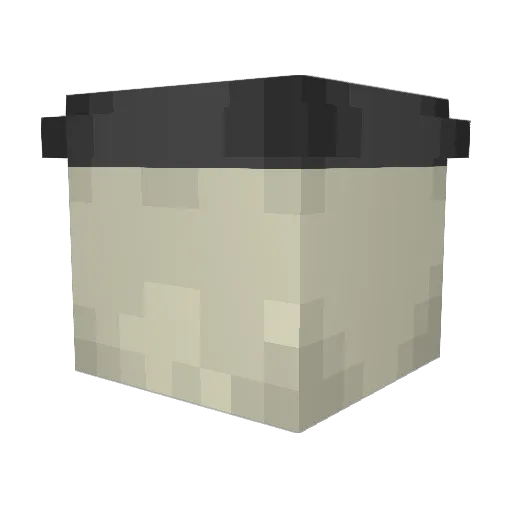 Flutez5 Minecraft avatar head, 3D render