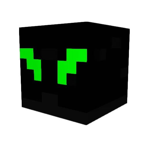 FluxFusion Minecraft avatar head, 3D render