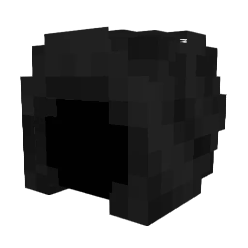 Flux_Repper Minecraft avatar head, 3D render