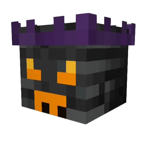 Fluxby Minecraft avatar head, 3D render
