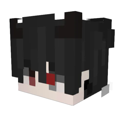 Fluxi91 Minecraft avatar head, 3D render