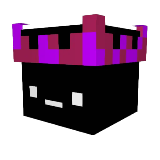 Fluxxity Minecraft avatar head, 3D render
