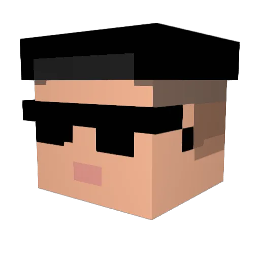 Flvakko2166 Minecraft avatar head, 3D render