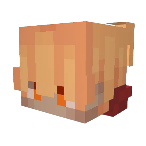Flxme4 Minecraft avatar head, 3D render
