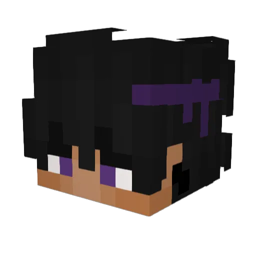 Flxriiaan Minecraft avatar head, 3D render