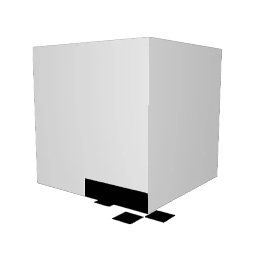 Flxriz Minecraft avatar head, 3D render