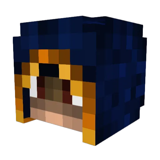 FlyDoughboy72 Minecraft avatar head, 3D render