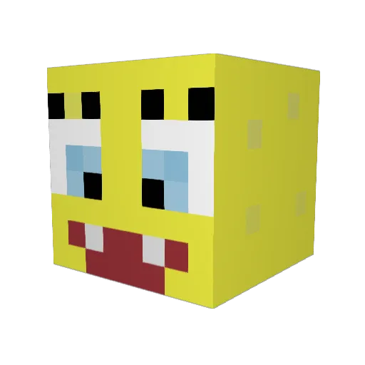 FlyFNBR Minecraft avatar head, 3D render