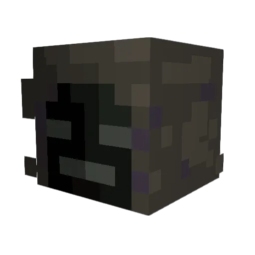 FlyGoku Minecraft avatar head, 3D render