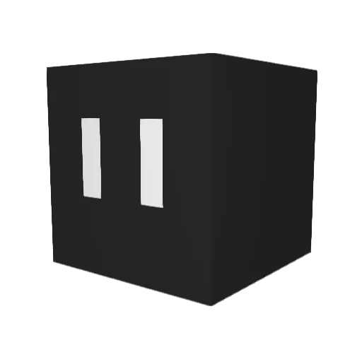 FlyHater Minecraft avatar head, 3D render