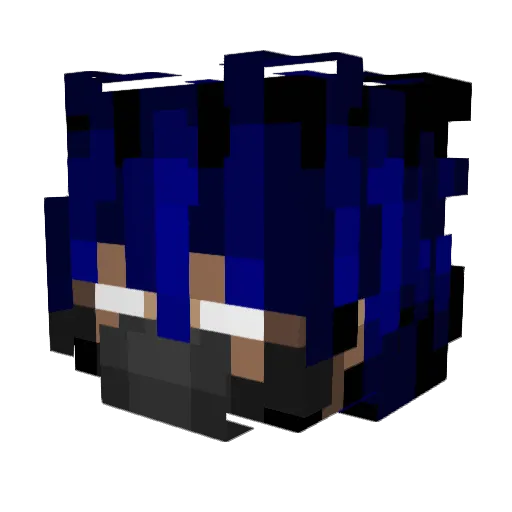 FlyLessons Minecraft avatar head, 3D render