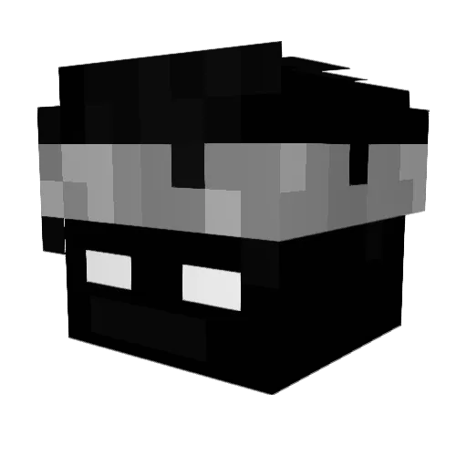 FlyWays Minecraft avatar head, 3D render