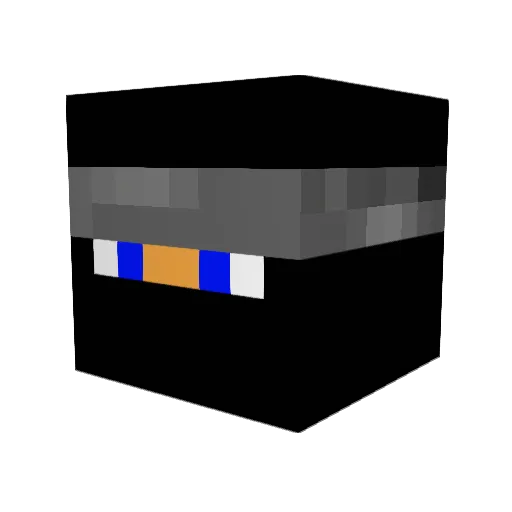 FlyWie1Wolke Minecraft avatar head, 3D render
