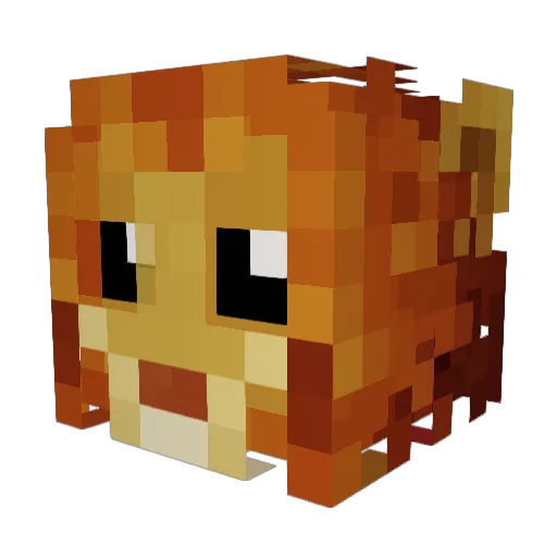 Fly_Casual Minecraft avatar head, 3D render