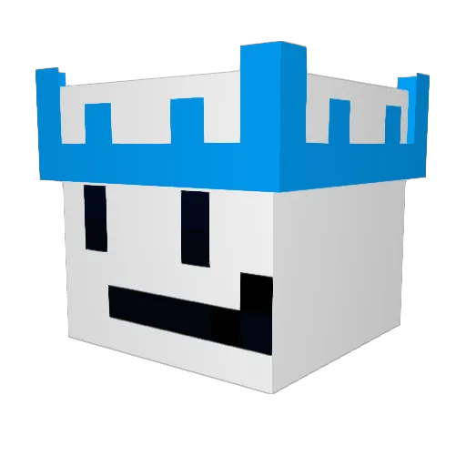 Flybingo0423 Minecraft avatar head, 3D render