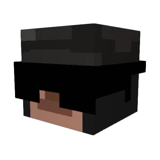 Flyds Minecraft avatar head, 3D render
