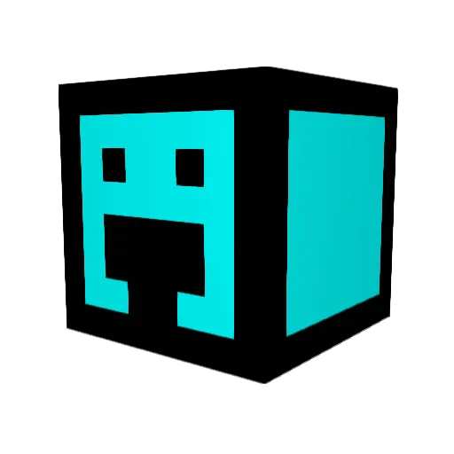 FlyerHero Minecraft avatar head, 3D render