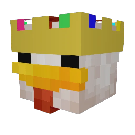 Flyg45 Minecraft avatar head, 3D render