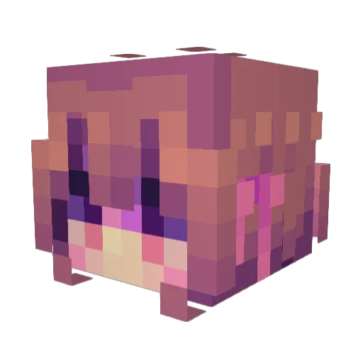 FlyiingHigh Minecraft avatar head, 3D render