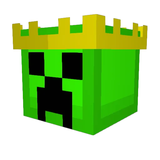 FlyingBee28 Minecraft avatar head, 3D render