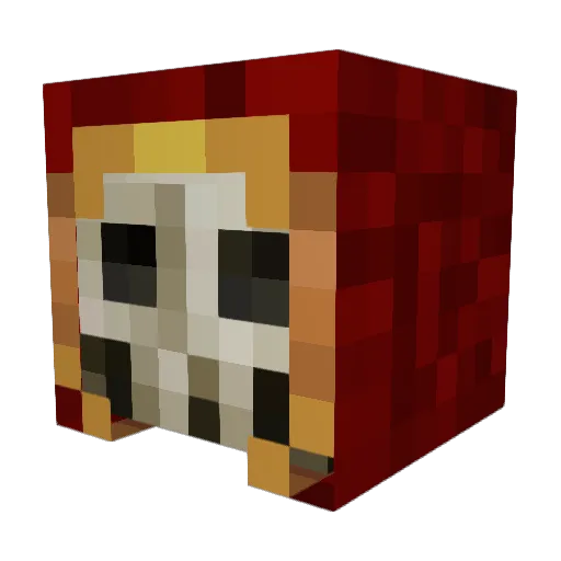 FlyingDucks05 Minecraft avatar head, 3D render