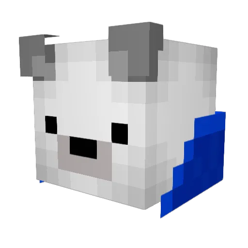 FlyingFlo321 Minecraft avatar head, 3D render