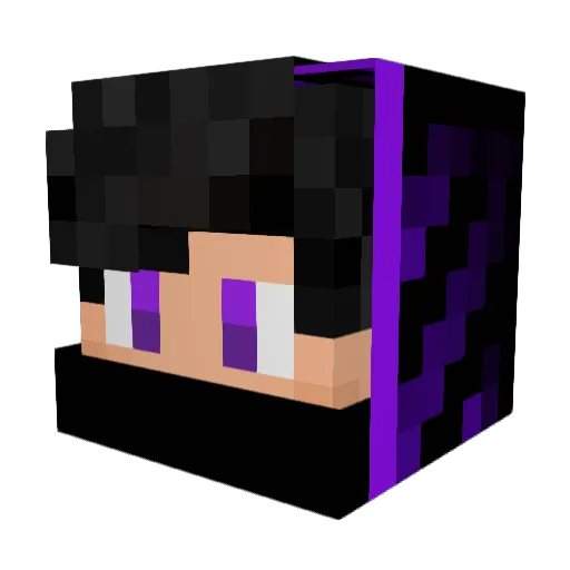 FlyingFoxP123 Minecraft avatar head, 3D render