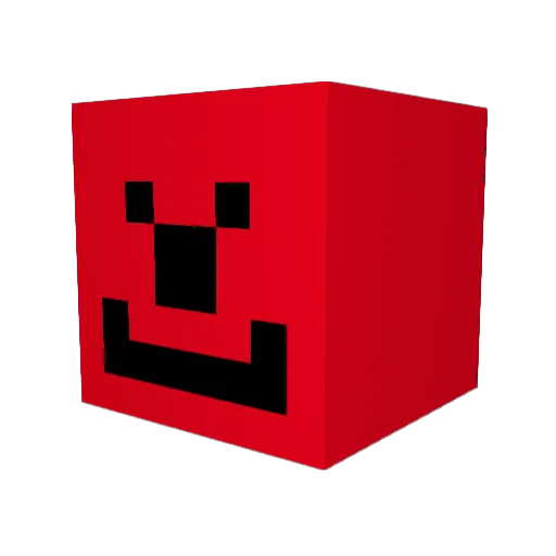 FlyingPyro Minecraft avatar head, 3D render