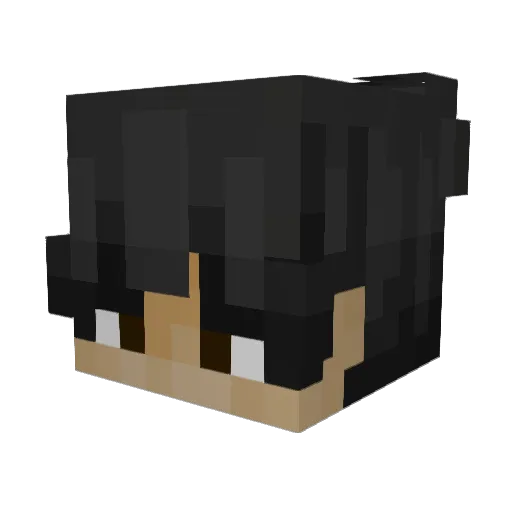 FlyingSuriman Minecraft avatar head, 3D render