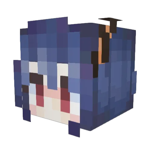FlyingTNTi Minecraft avatar head, 3D render