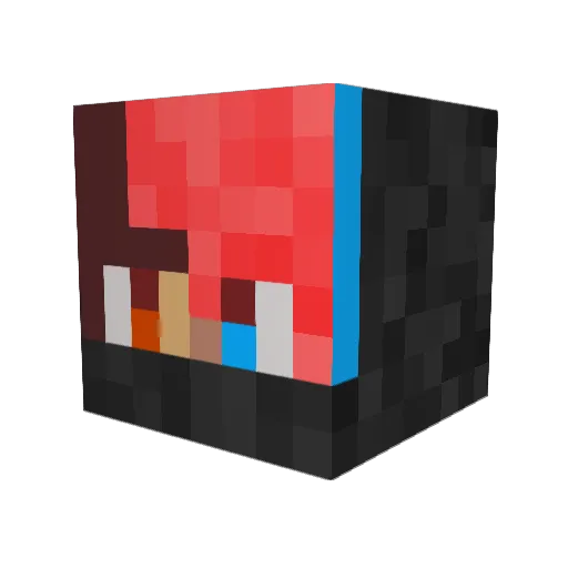 FlyingTakoZ Minecraft avatar head, 3D render