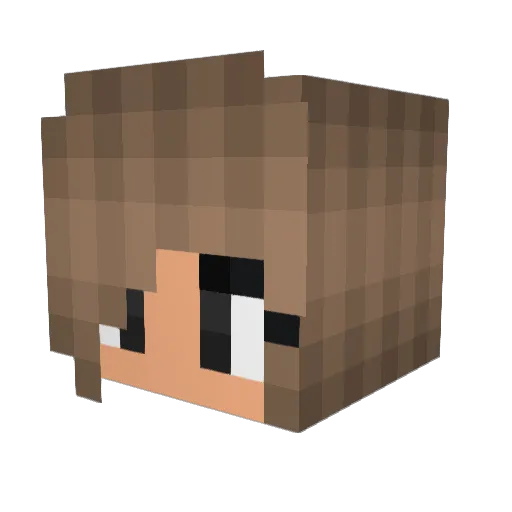 Flying_Dutch_Man Minecraft avatar head, 3D render