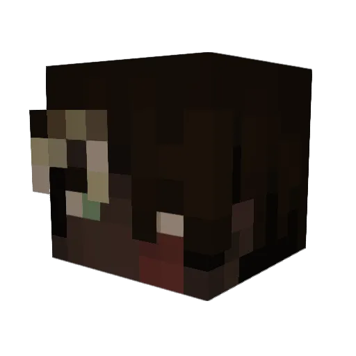 Flying_Horses Minecraft avatar head, 3D render